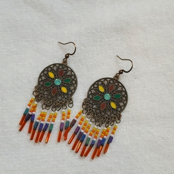 Y2K Vintage Boho gypsy Earrings - Picture 3 of 5